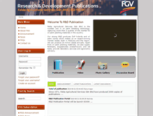 Tablet Screenshot of faspublication.felda.net.my